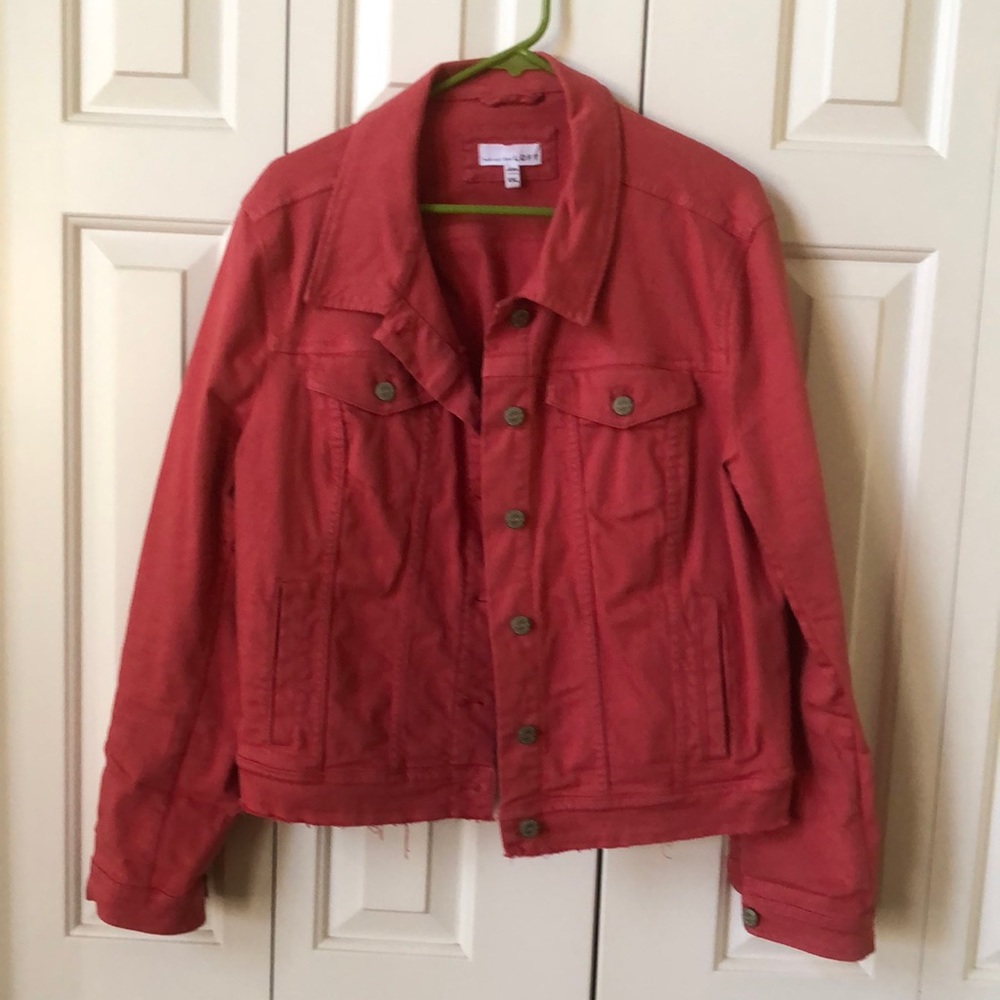 Pink Denim Jacket